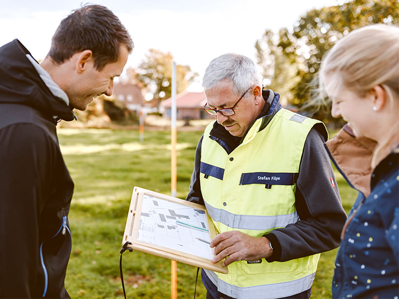 Grundstücksvermessung in Flensburg