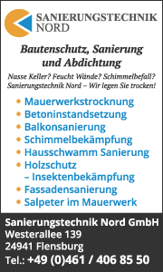 Sanierungstechnik Nord GmbH in Flensburg Banner