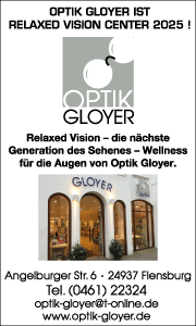 Kontaktdaten von Optik Gloyer in Flensburg Banner